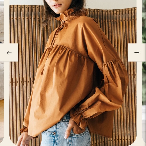 a bronze age Tops - A Bronze Age Louie top in Cinnamon